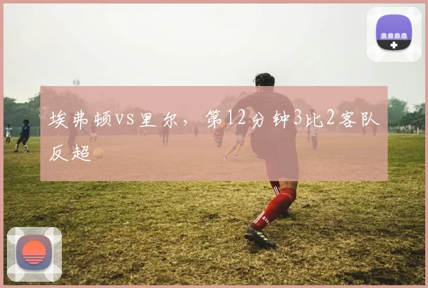 埃弗顿vs里尔，第12分钟3比2客队反超